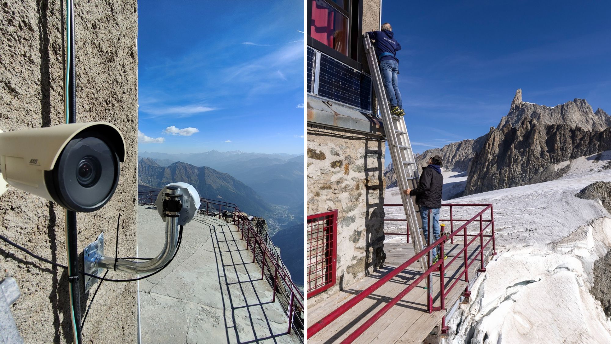 Rifugio Torino, Punta Helbronner, Monte Bianco Altitudine: 3375m slm.