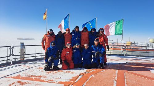 Componenti della 22a campagna invernale a Concordia (credits: PNRA/IPEV)