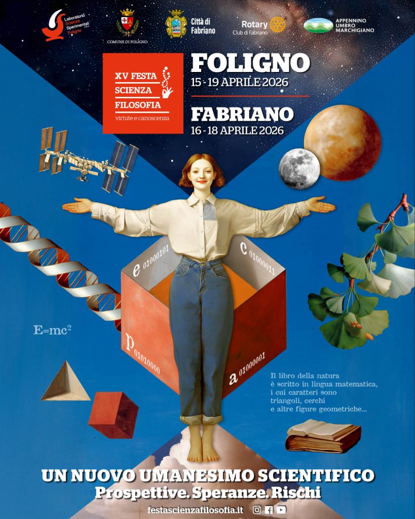 La nuova immagine grafica della XV edizione di Festa di Scienza e di Filosofia.
