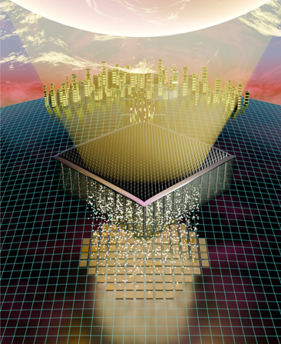 rappresentazione grafica delle celle solari in "Black Diamond"